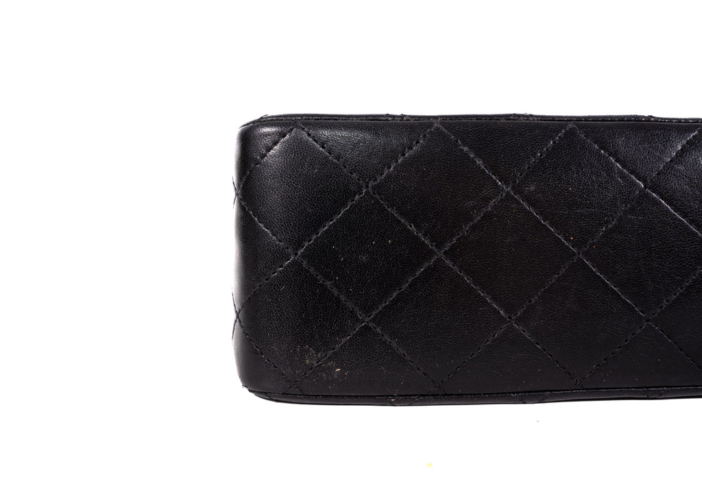 Classic Double Flap Bag Medium Square Schwarz