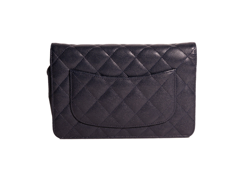 Chanel WOC Kaviar dunkelblau