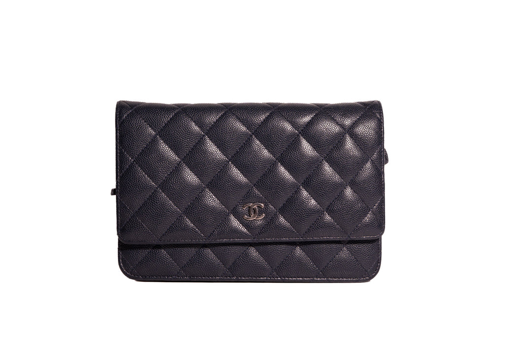 Chanel WOC Kaviar dunkelblau