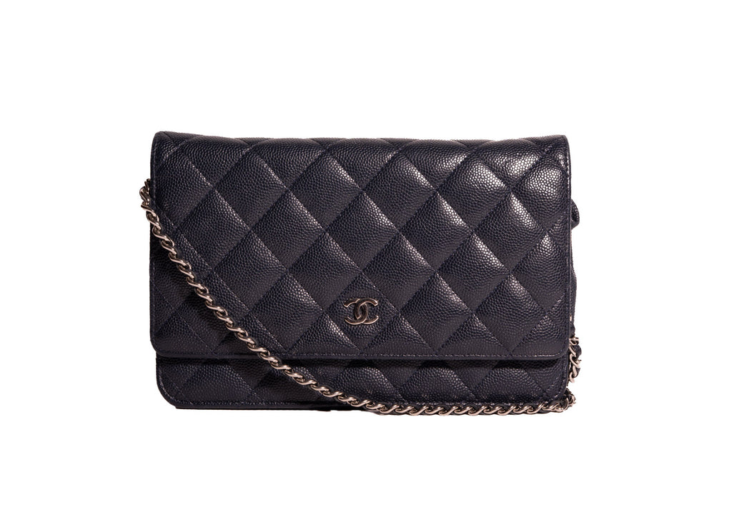 Chanel WOC Kaviar dunkelblau