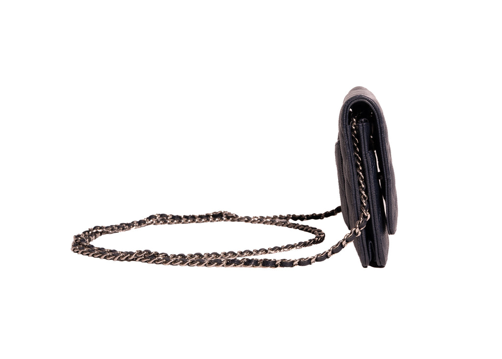 Chanel WOC Kaviar dunkelblau