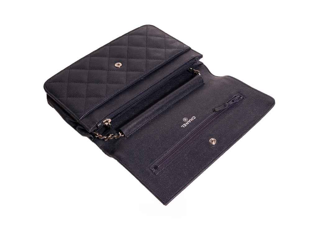 Chanel WOC Kaviar dunkelblau