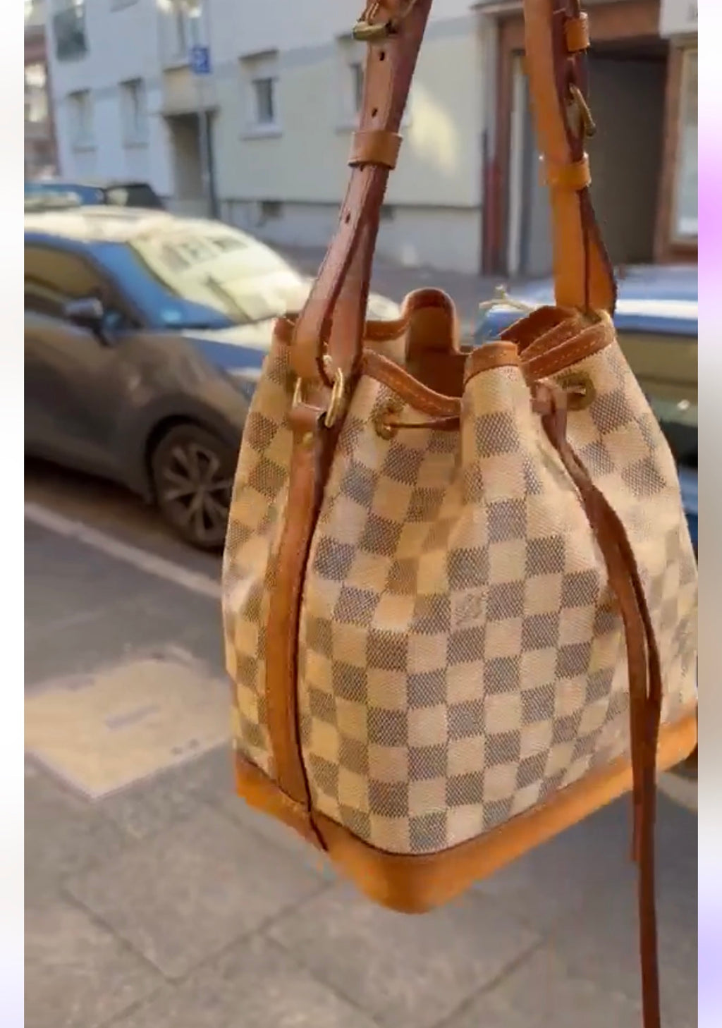 Noé BB Damier Azur