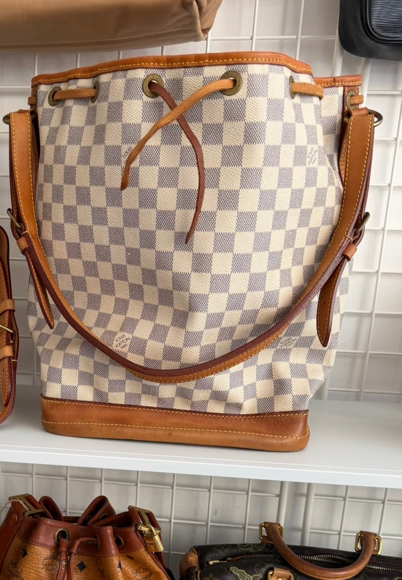 Sac Noé Damier Azur