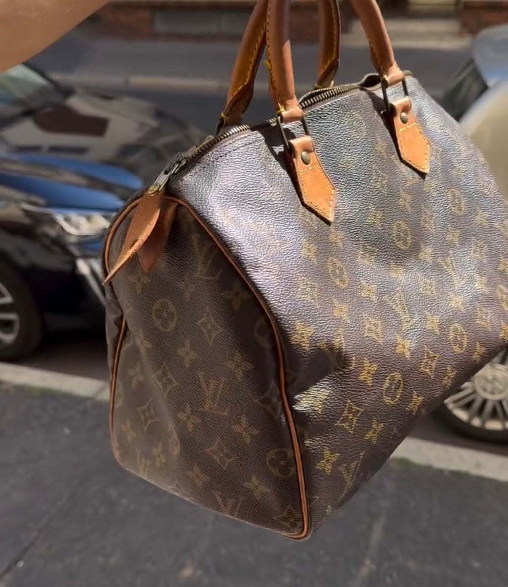 Speedy Monogram Canvas 30