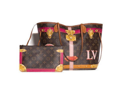 Louis Vuitton Neverfull MM Monogram Trunk Edition