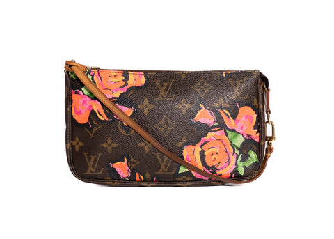 Pochette Monogram Canvas Roses