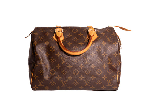 Speedy Monogram Canvas 30