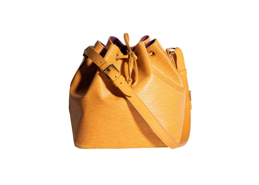 Sac Noé Epi Leder Petit Gelb
