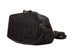 Schultertasche Jacquard Schwarz
