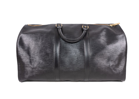 Keepall Epi Leder 50 Epi Schwarz