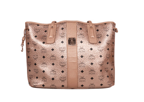 Shopper Liz Metallic Rose Gold Visetos
