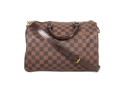 Speedy 30 Bandouliere Damier Ebene
