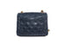 Chanel Mini Square Single Flap dunkelblau